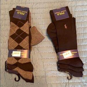 Polo Dress Socks- Men’s 10-13-NEW